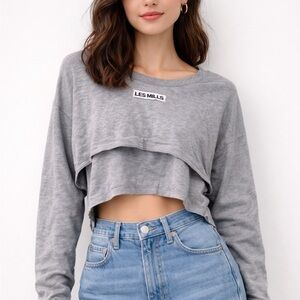 Reebok Gray Women's Crop Top